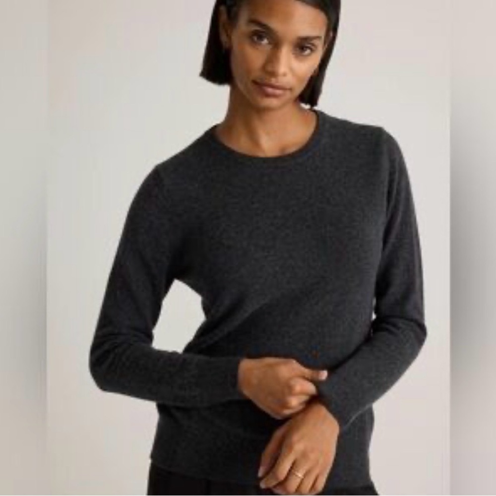 Quince 100% Mongolian Cashmere Crewneck Sweater